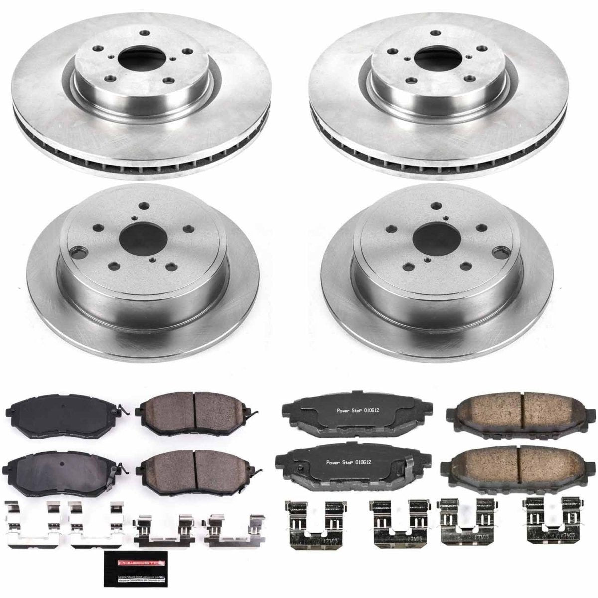 Power Stop [15 - 21 WRX] Front & Rear Autospecialty Brake Kit - JDMuscleBrake KitspsbKOE6932