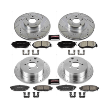Power Stop 16 - 17 Subaru Crosstrek Front & Rear Z23 Evolution Sport Brake Kit | K6762 - JDMuscleBrake KitspsbK6762