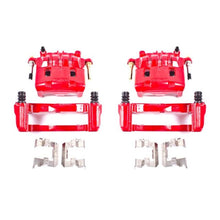 Power Stop 16 - 17 Subaru Crosstrek Front Red Calipers w/Brackets - Pair | S2682A - JDMuscleBrake Caliper Adapter BracketspsbS2682A