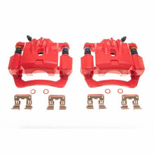 Power Stop 16 - 18 Subaru Crosstrek Rear Red Calipers - Pair | S7028 - JDMuscleBrake Caliper Adapter BracketspsbS7028