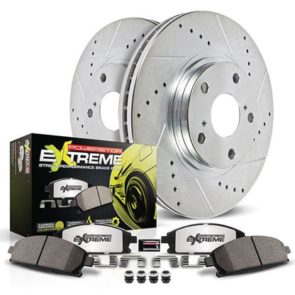 Power Stop 17 - 20 Subaru BRZ Front Z26 Street Brake Kit | K4549 - 26 - JDMuscleBrake KitspsbK4549-26