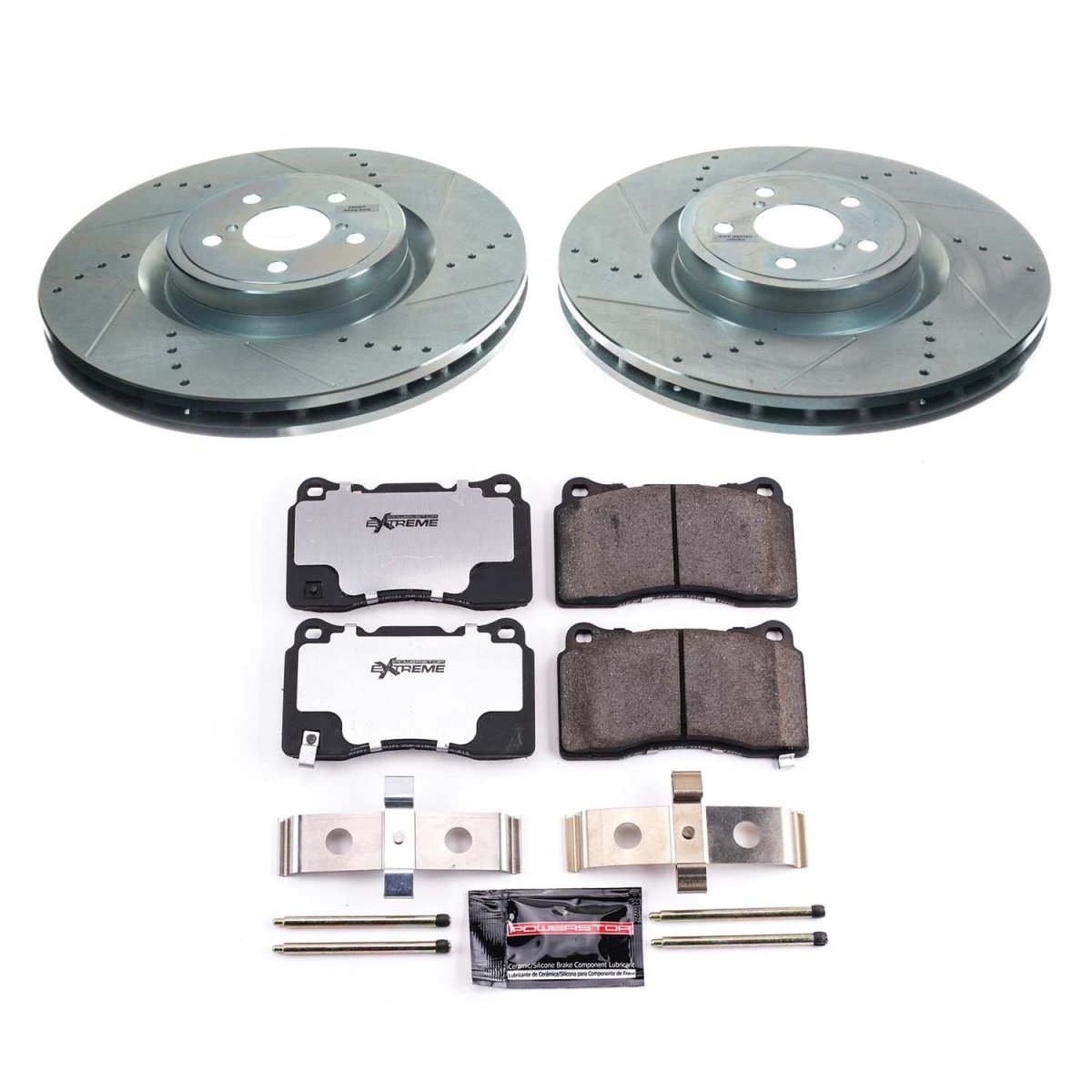 Power Stop 17 - 20 Subaru BRZ Front Z26 Street Brake Kit | K4549 - 26 - JDMuscleBrake KitspsbK4549-26