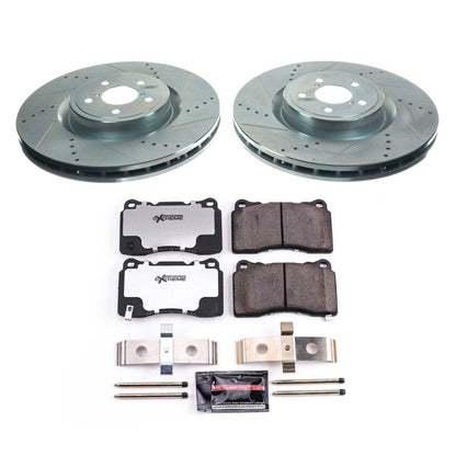 Power Stop 17 - 20 Subaru BRZ Front Z26 Street Brake Kit | K4549 - 26 - JDMuscleBrake KitspsbK4549-26
