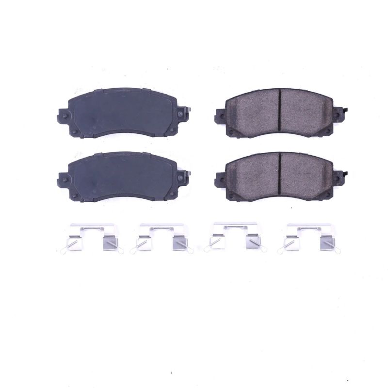 Power Stop 18 - 19 Subaru Crosstrek Front Z17 Evolution Ceramic Brake Pads w/Hardware | 17 - 2045 - JDMuscleBrake Padspsb17-2045