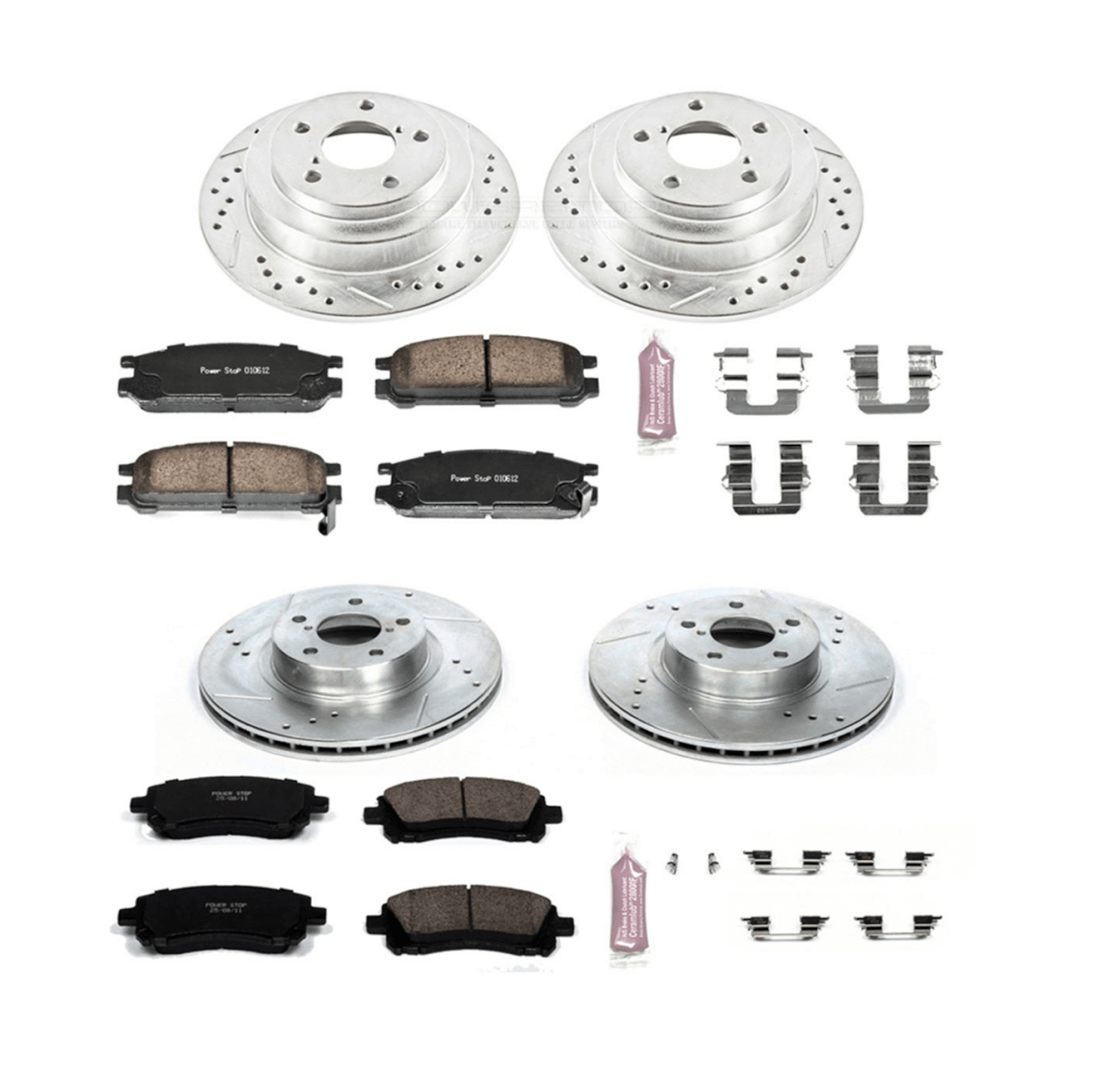 Power Stop 1998 Subaru Impreza Front & Rear Z23 Evolution Sport Brake Kit | K1121 - JDMuscleBrake KitspsbK1121