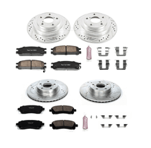 Power Stop 1998 Subaru Impreza Front & Rear Z23 Evolution Sport Brake Kit | K1121 - JDMuscleBrake KitspsbK1121