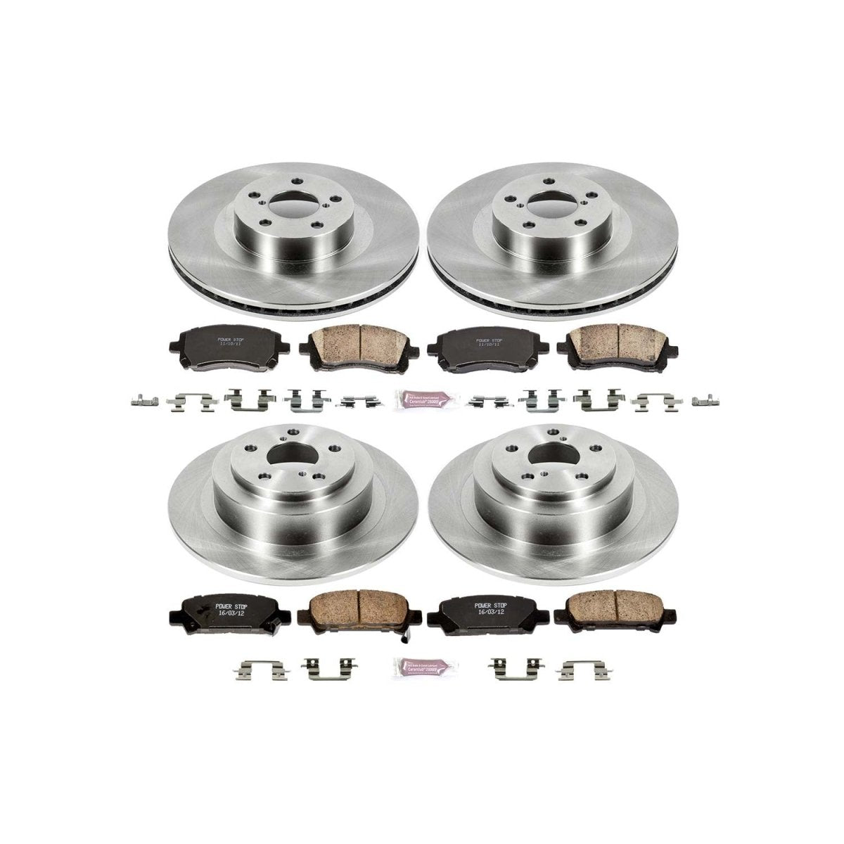 Power Stop 2001 Subaru Legacy Front & Rear Autospecialty Brake Kit | KOE2752 - JDMuscleBrake KitspsbKOE2752
