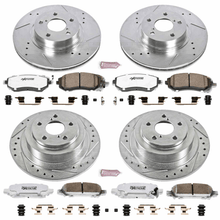 Power Stop 2001 Subaru Legacy Front & Rear Z26 Street Warrior Brake Kit | K2752 - 26 - JDMuscleBrake KitspsbK2752-26
