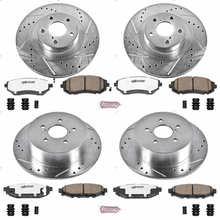 Power Stop 2005 Subaru Legacy Front & Rear Z26 Street Warrior Brake Kit | K4081 - 26 - JDMuscleBrake KitspsbK4081-26