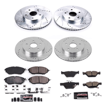 Power Stop 2015 Subaru Legacy Front & Rear Z23 Evolution Sport Brake Kit | K8405 - JDMuscleBrake KitspsbK8405