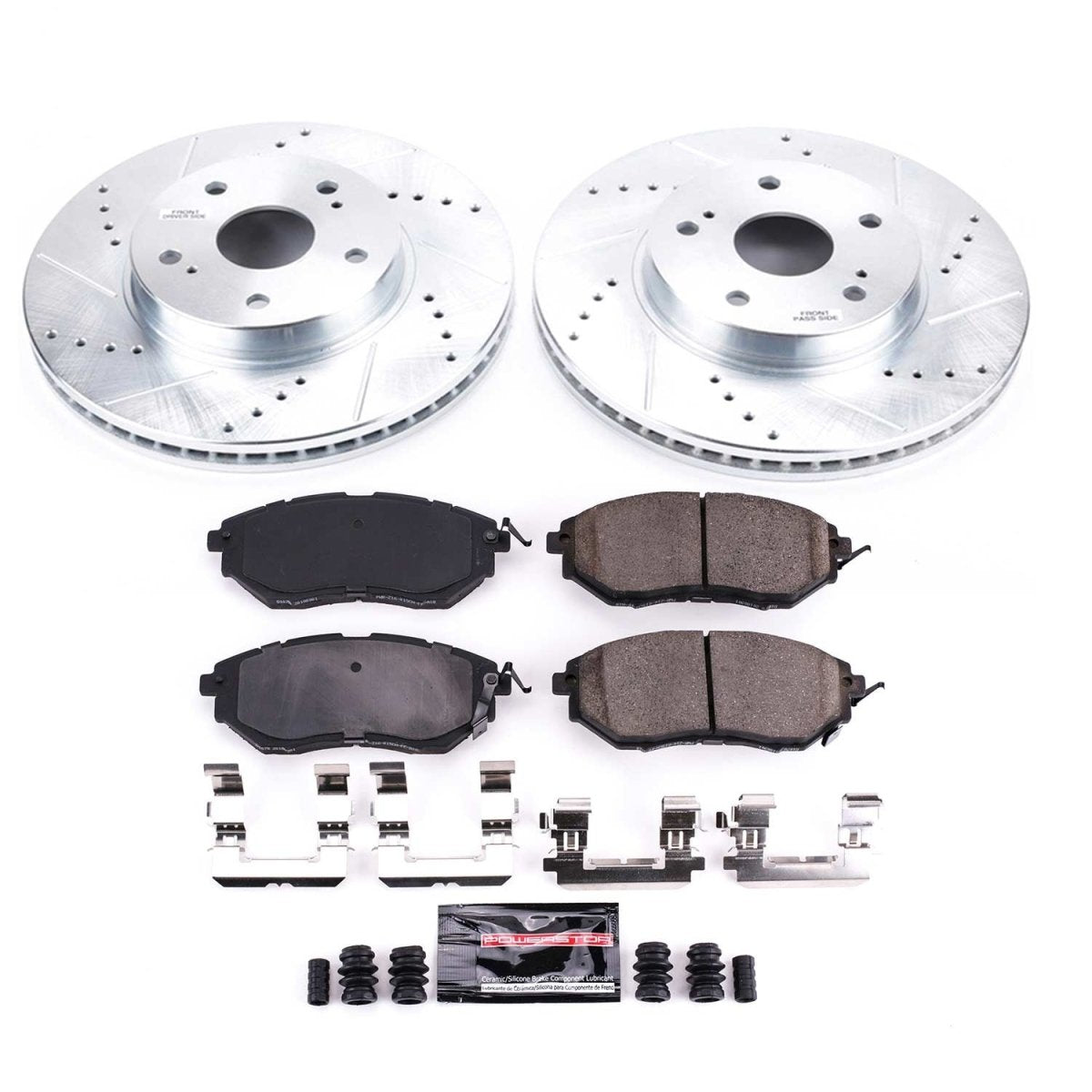 Power Stop 2015 Subaru Legacy Front Z23 Evolution Sport Brake Kit | K8404 - JDMuscleBrake KitspsbK8404