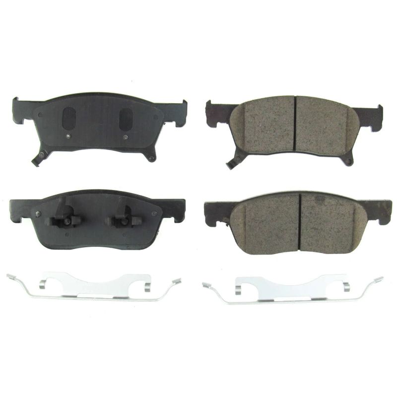 Power Stop 2019 Subaru Ascent Front Z17 Evolution Ceramic Brake Pads w/Hardware | 17 - 2170 - JDMuscleBrake Padspsb17-2170