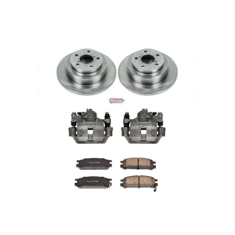 Power Stop 93 - 96 Subaru Impreza Autospecialty Kit w/ Calipers - Rear | KCOE448 - JDMuscleBrake KitspsbKCOE448