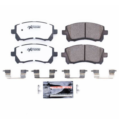 Power Stop 98 - 02 Subaru Forester Front Z26 Extreme Street Brake Pads w/Hardware | Z26 - 721 - JDMuscleBrake PadspsbZ26-721