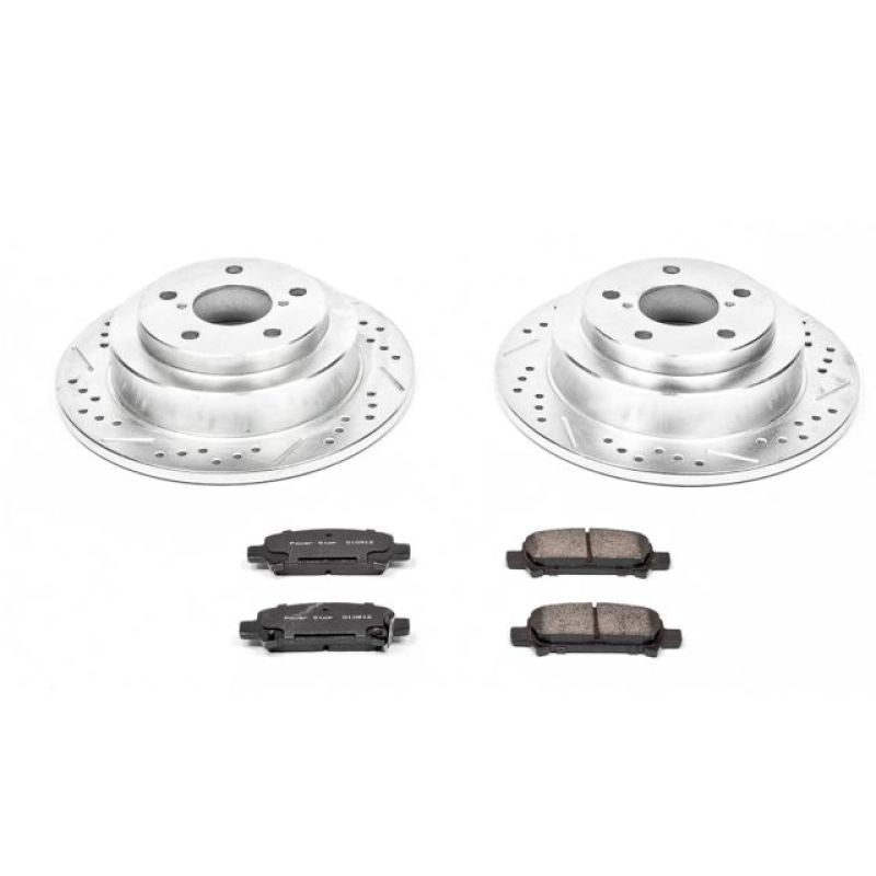 Power Stop 98 - 03 Subaru Forester Rear Z23 Evolution Sport Brake Kit | K449 - JDMuscleBrake KitspsbK449