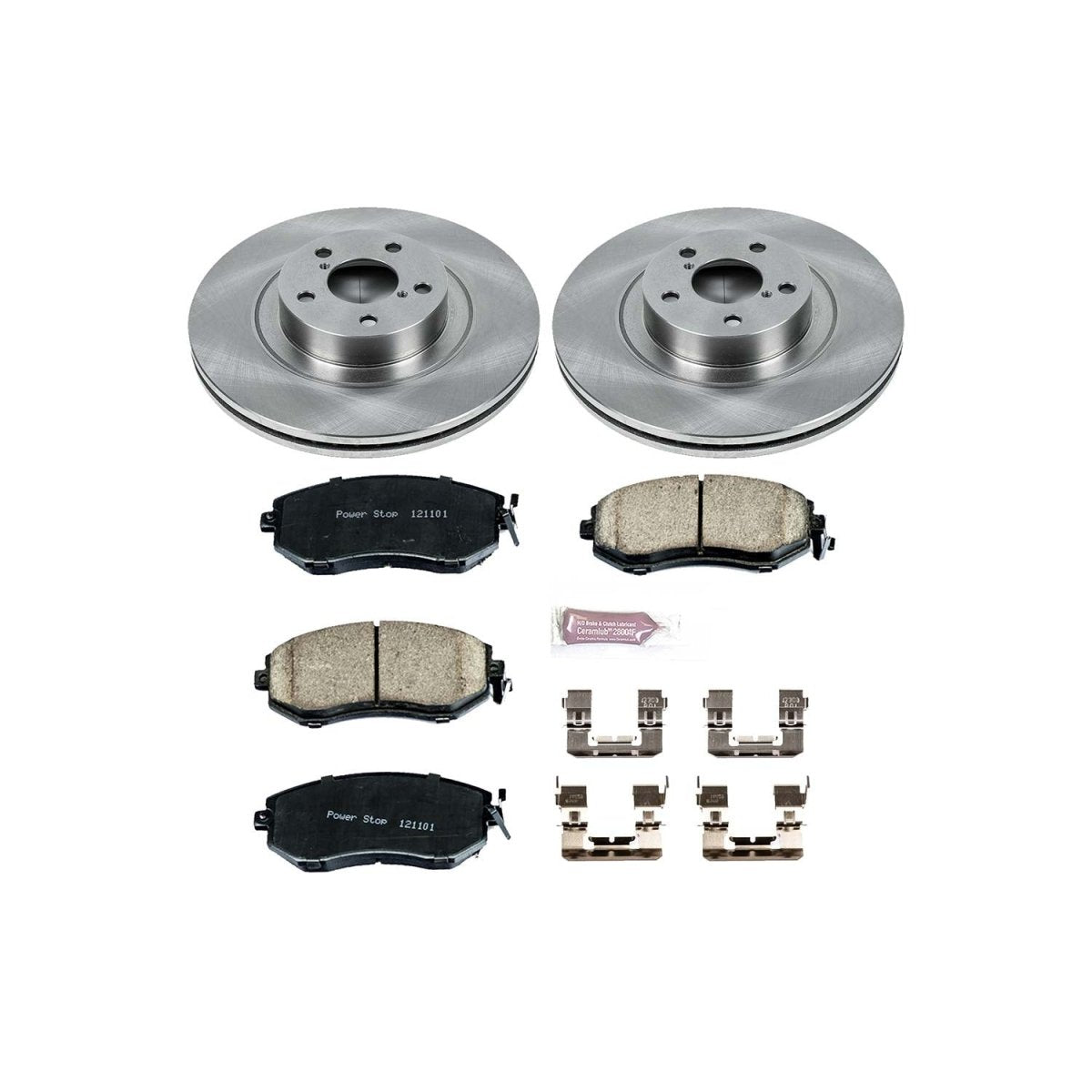 Power Stop AUTOSPECIALTY BRAKE KIT FRONT - Subaru Models | inc. 2011 - 2014 WRX / 2013+ BRZ | KOE6082 - JDMuscleBrake KitspsbKOE6082