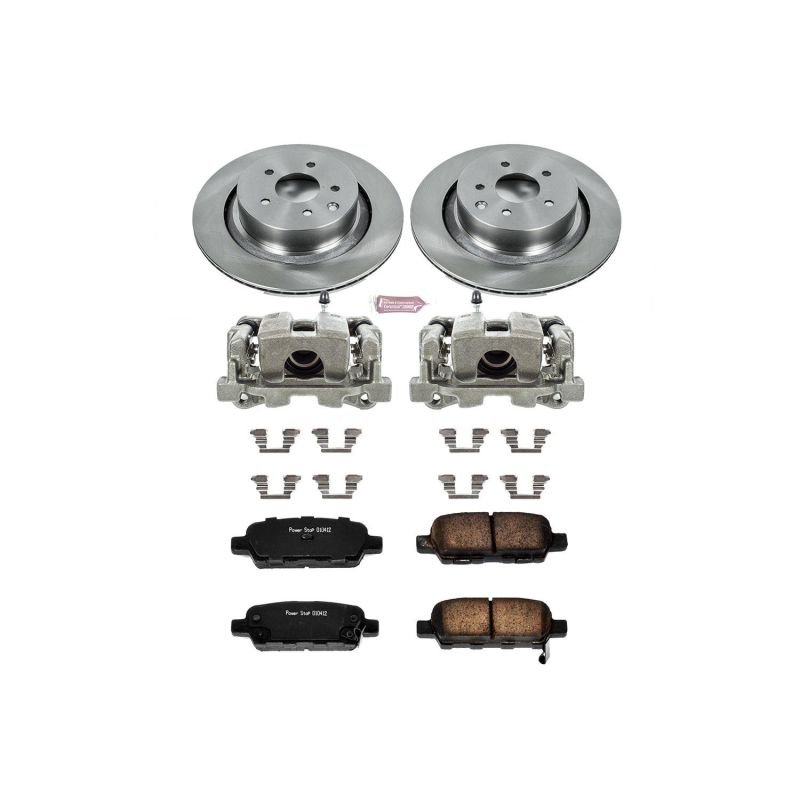 Power Stop Autospecialty Brake Kit w/ Calipers Infiniti G35 2007 - 2008 / G37 2008 - 2013 / Q60 2014 - 2015 | KCOE2986 - JDMuscleBrake KitspsbKCOE2986