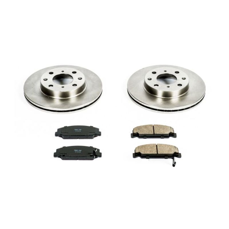 Power Stop Front Autospecialty Brake Kit Honda Civic 1990 - 2000 / CRX 1990 - 1991 | KOE699 - JDMuscleBrake KitspsbKOE699