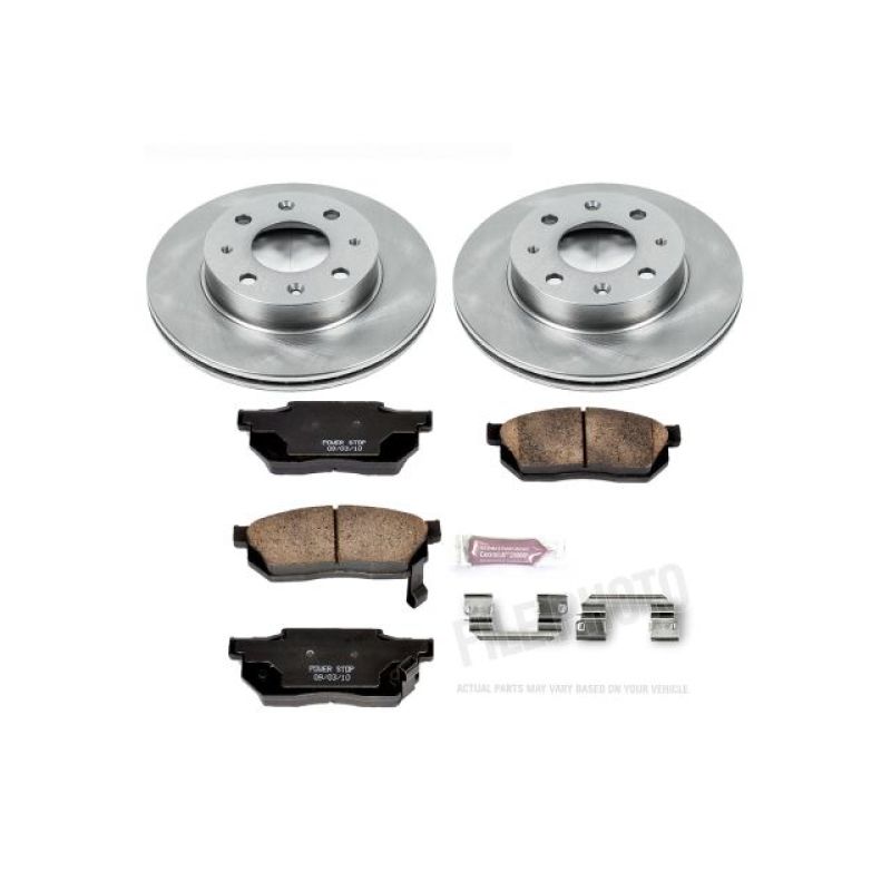 Power Stop Front Autospecialty Brake Kit Honda CRX 1988 - 1991 / Insight 2000 - 2006 | KOE4795 - JDMuscleBrake KitspsbKOE4795
