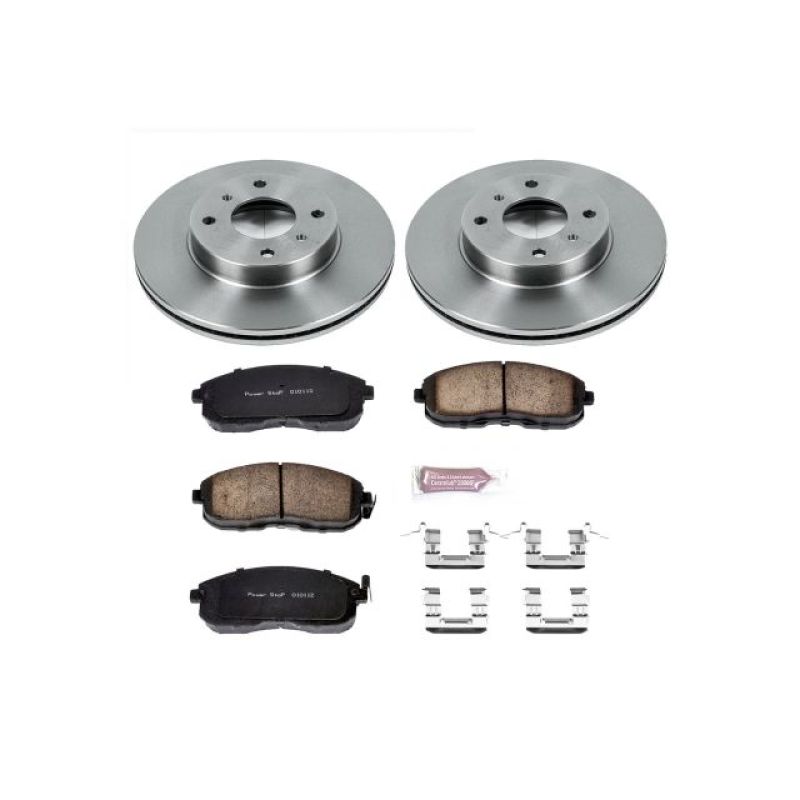 Power Stop Front Autospecialty Brake Kit Infiniti G20 1999 - 2002 / Nissan Altima 1993 - 2001 / Sentra 2000 - 2006 | KOE749 - JDMuscleBrake KitspsbKOE749