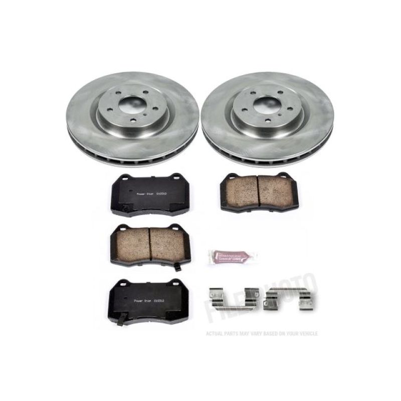 Power Stop Front Autospecialty Brake Kit Infiniti G35 2003 - 2004 / Nissan 350Z 2003 - 2008 | KOE104 - JDMuscleBrake KitspsbKOE104
