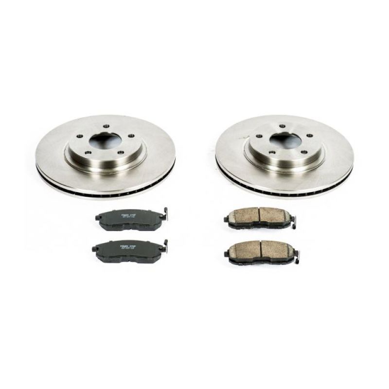 Power Stop Front Autospecialty Brake Kit Infiniti I35 2002 - 2004 / Nissan Altima 2002 - 2006 / Maxima 2002 - 2003 | KOE2282 - JDMuscleBrake KitspsbKOE2282