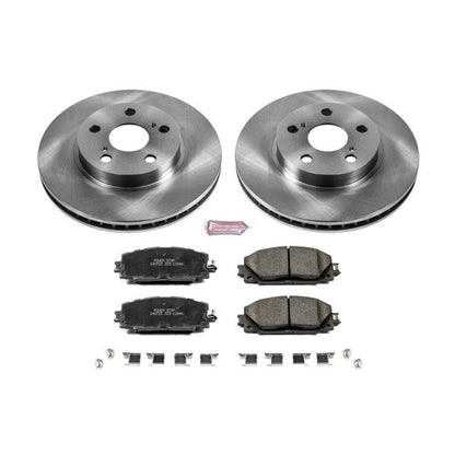 Power Stop Front Autospecialty Brake Kit Lexus CT200h 2011 - 2017 / Toyota Prius 2010 - 2015 / Prius Plug - In 2012 - 2015 | KOE5870 - JDMuscleBrake KitspsbKOE5870