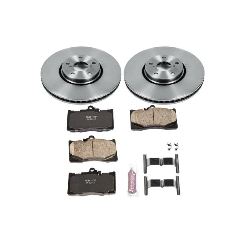 Power Stop Front Autospecialty Brake Kit Lexus GS350 2007 - 2011 / GS430 2006 - 2007 / IS350 2006 - 2020 / GS450h 2007 - 2011 / GS460 2008 - 2011 / IS300 2019 - 2020 / IS350c 2010 - 2012 | KOE4633 - JDMuscleBrake KitspsbKOE4633