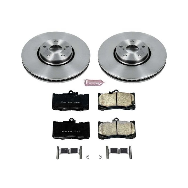 Power Stop Front Autospecialty Brake Kit Lexus IS200t 2016 - 2017 / IS300 2018 / IS350 2016 - 2020 | KOE7687 - JDMuscleBrake KitspsbKOE7687