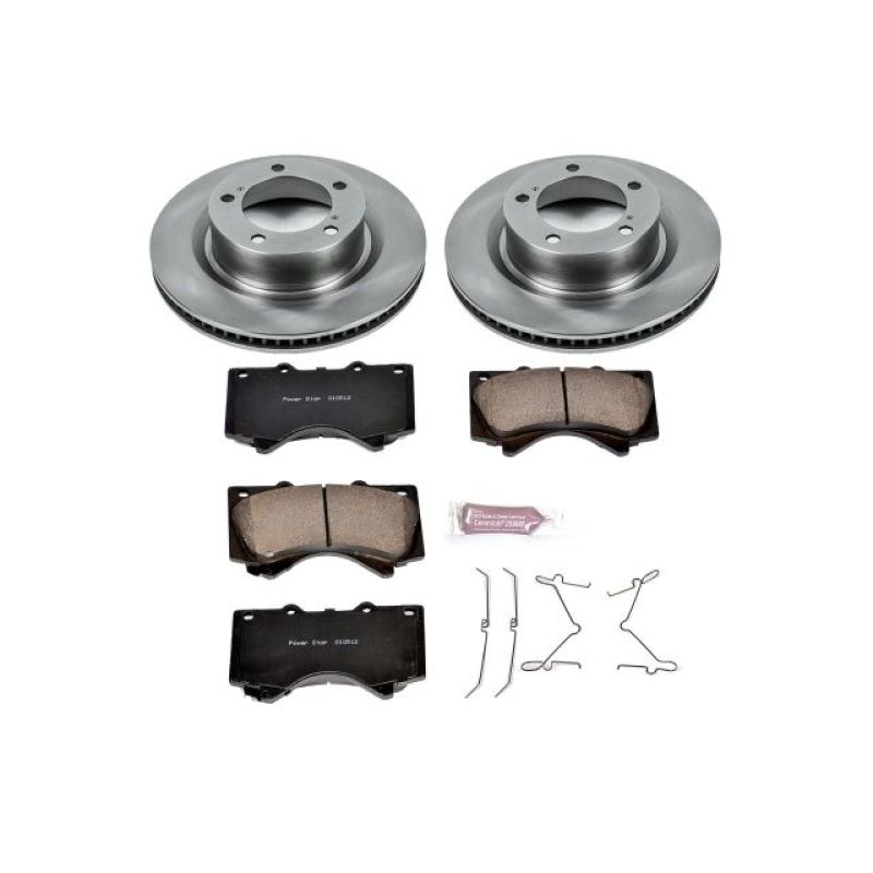 Power Stop Front Autospecialty Brake Kit Lexus LX570 2016 - 21 / Toyota Land Cruiser 2016 - 21 / Sequoia 2008 - 21 / Tundra 2007 - 21 | KOE2952 - JDMuscleBrake KitspsbKOE2952