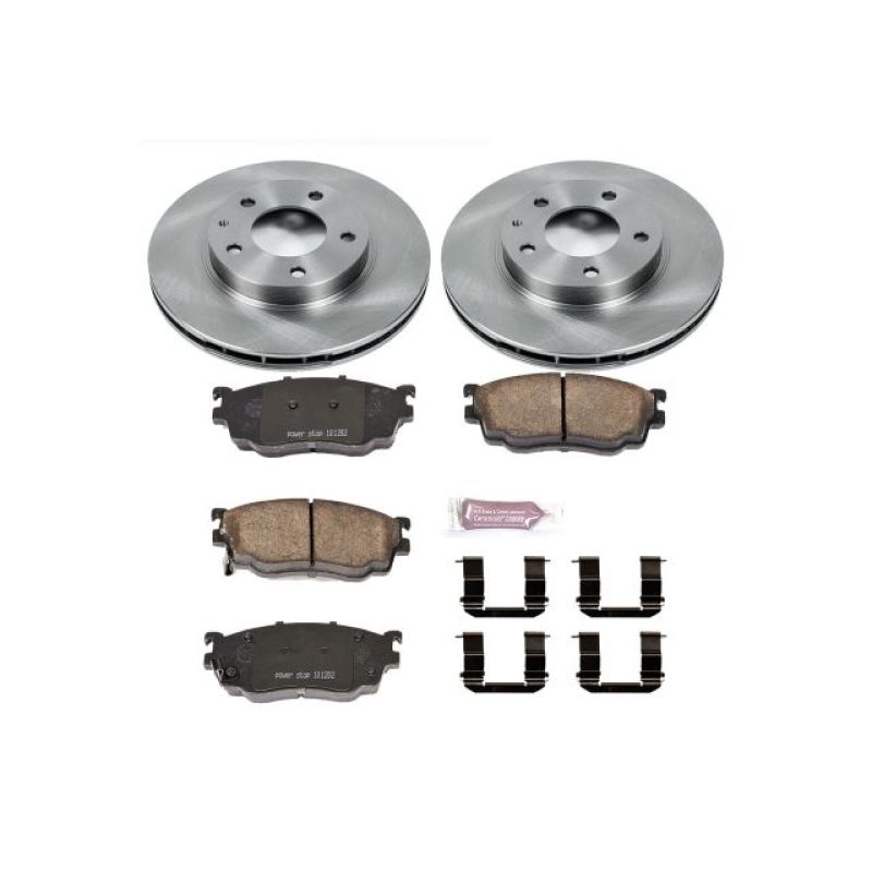 Power Stop Front Autospecialty Brake Kit Mazda 626 1998 - 2002 / Protege 2003 | KOE5169 - JDMuscleBrake KitspsbKOE5169