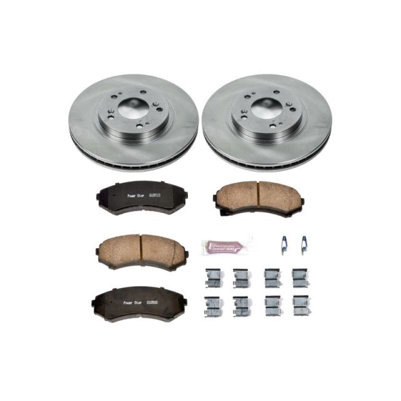 Power Stop Front Autospecialty Brake Kit Mitsubishi Endeavor 2004 - 2011 | KOE5258 - JDMuscleBrake KitspsbKOE5258