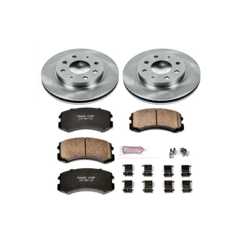 Power Stop Front Autospecialty Brake Kit Mitsubishi Lancer 2002 - 2007 | KOE1092 - JDMuscleBrake KitspsbKOE1092