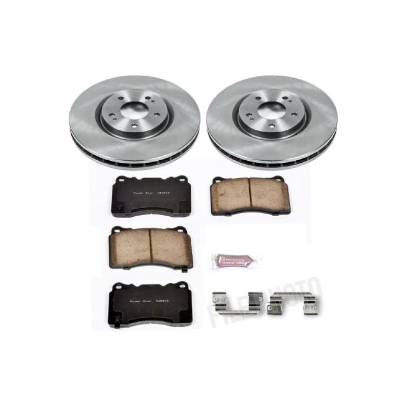 Power Stop Front Autospecialty Brake Kit Mitsubishi Lancer 2003 - 2006 | KOE107 - JDMuscleBrake KitspsbKOE107