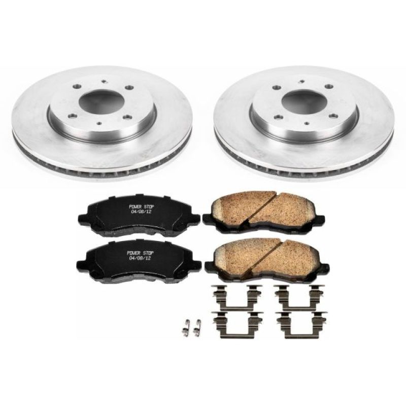 Power Stop Front Autospecialty Brake Kit Mitsubishi Lancer 2004 | KOE5256 - JDMuscleBrake KitspsbKOE5256