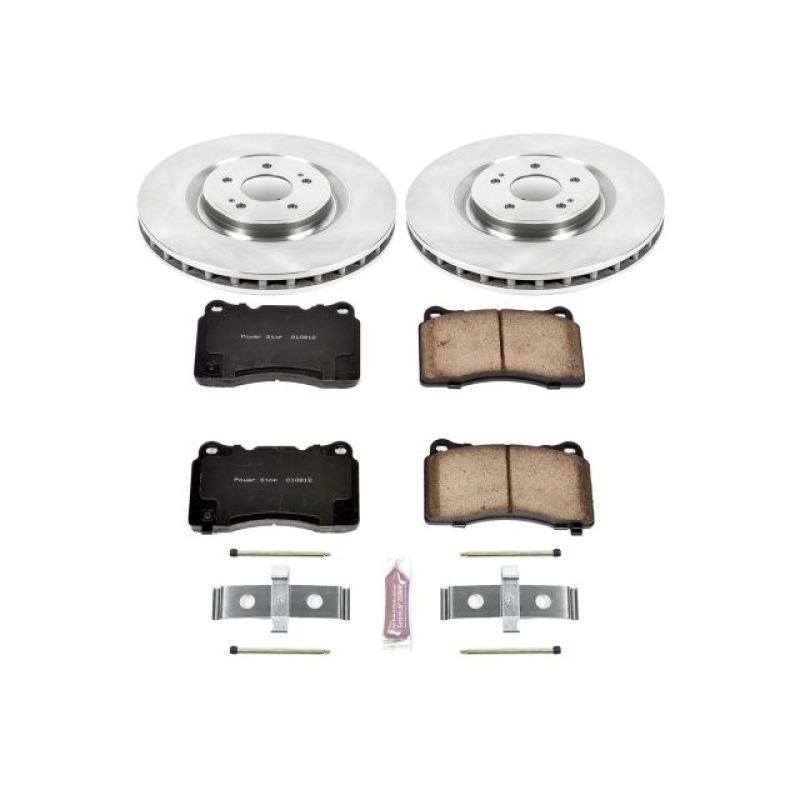 Power Stop Front Autospecialty Brake Kit Mitsubishi Lancer 2008 - 2015 | KOE4551 - JDMuscleBrake KitspsbKOE4551
