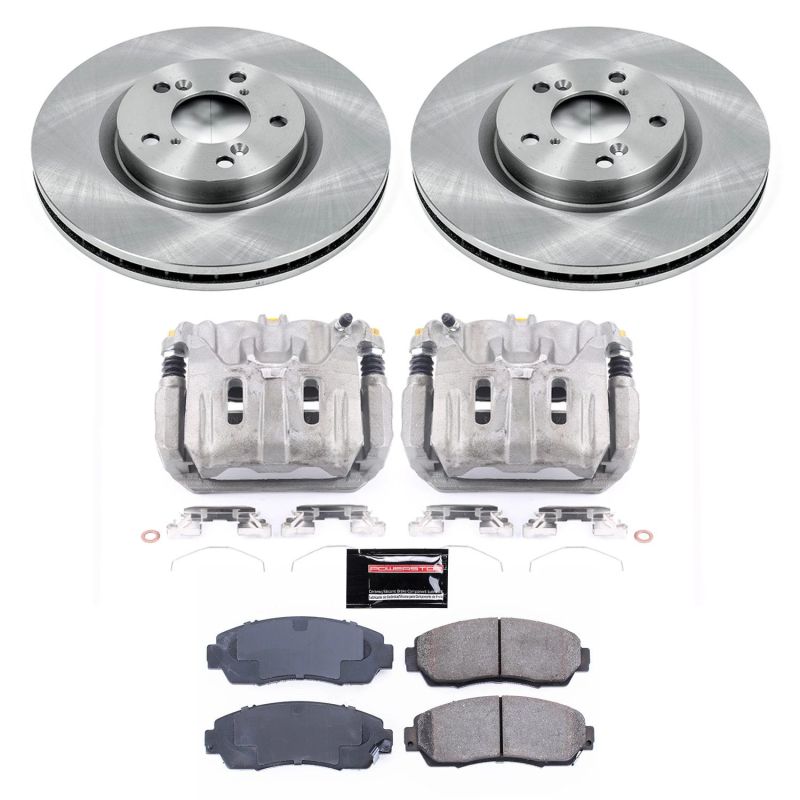 Power Stop Front Autospecialty Brake Kit w/ Calipers Honda Odyssey 2011 - 2014 | KCOE5857 - JDMuscleBrake KitspsbKCOE5857