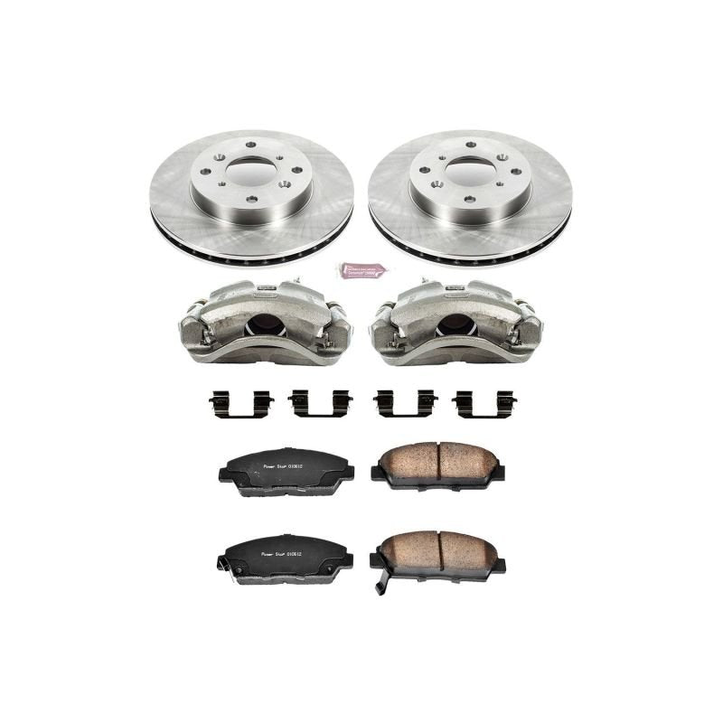 Power Stop Front Autospecialty Brake Kit w/ Calipers Honda Prelude 1992 - 1996 | KCOE1033 - JDMuscleBrake KitspsbKCOE1033
