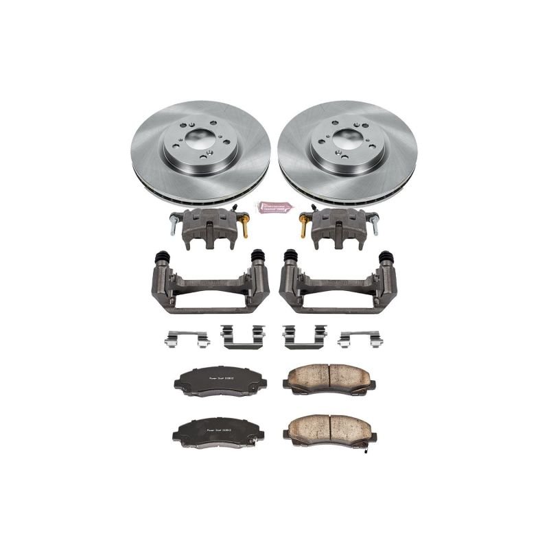 Power Stop Front Autospecialty Brake Kit w/ Calipers Honda Ridgeline 2006 - 2011 | KCOE2429 - JDMuscleBrake KitspsbKCOE2429