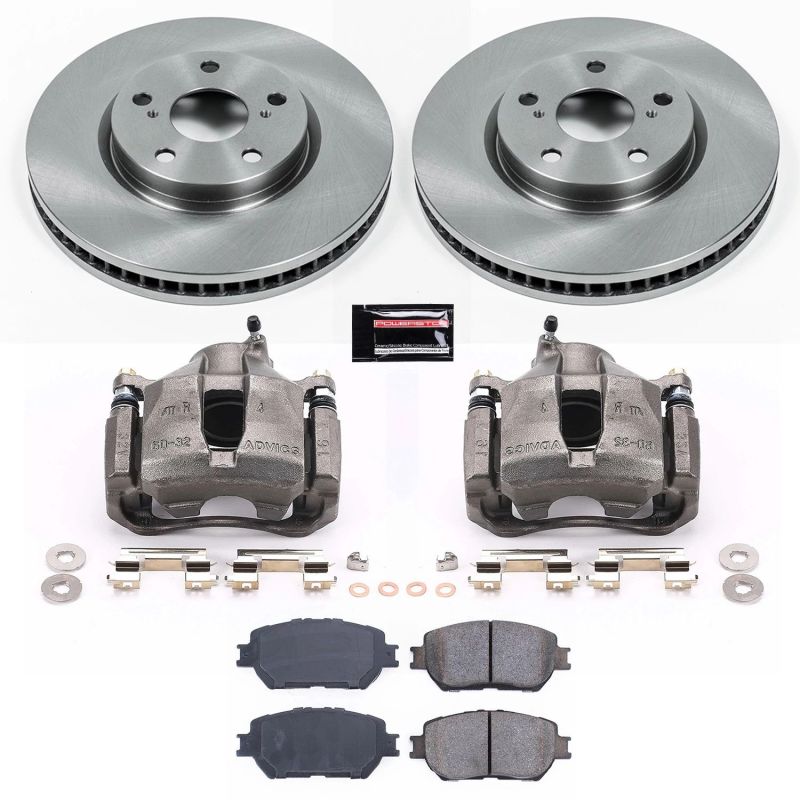 Power Stop Front Autospecialty Brake Kit w/ Calipers Lexus GS300 2006 / IS250 2009 - 2013 / IS250 C 2010 - 2015 | KCOE5272 - JDMuscleBrake KitspsbKCOE5272