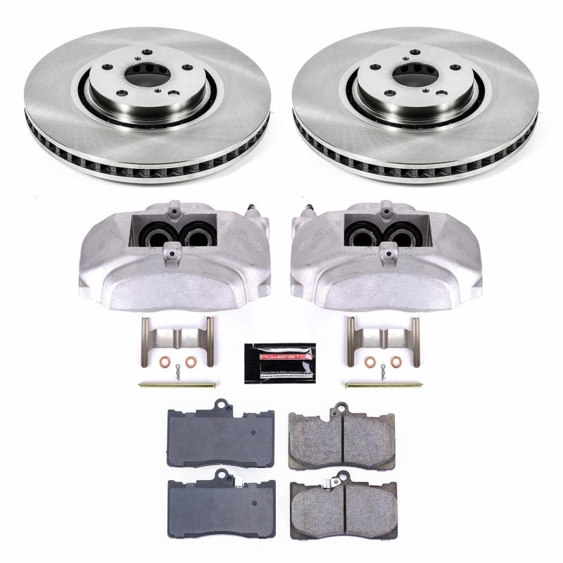 Power Stop Front Autospecialty Brake Kit w/ Calipers Lexus GS350 2007 - 2011 | KCOE4634 - JDMuscleBrake KitspsbKCOE4634