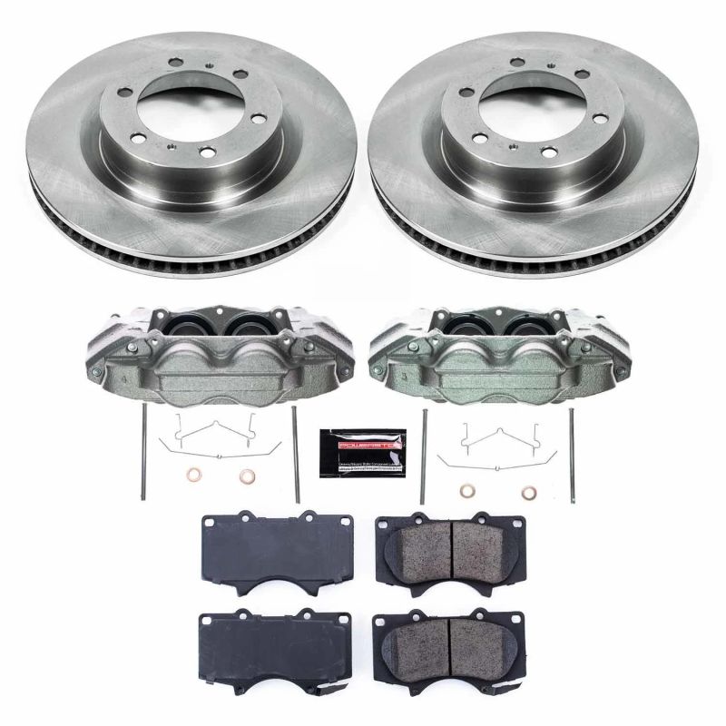Power Stop Front Autospecialty Brake Kit w/ Calipers Lexus GX460 2016 - 21 / Toyota 4Runner 15 - 21 | KCOE5873A - JDMuscleBrake KitspsbKCOE5873A
