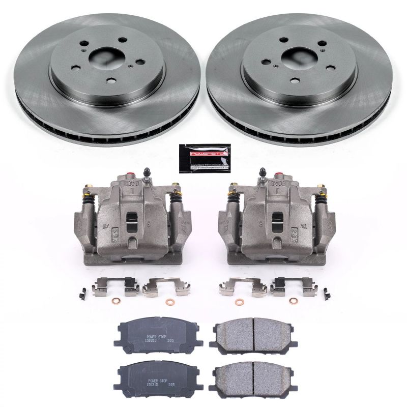 Power Stop Front Autospecialty Brake Kit w/ Calipers Lexus RX330 2004 - 2006 | KCOE196 - JDMuscleBrake KitspsbKCOE196