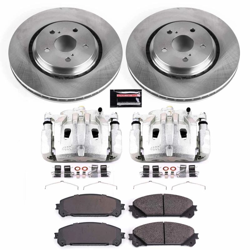 Power Stop Front Autospecialty Brake Kit w/ Calipers Lexus RX350 2016 - 21 / RX350L 2018 - 21 / RX450hL 2018 - 21 | KCOE7688 - JDMuscleBrake KitspsbKCOE7688