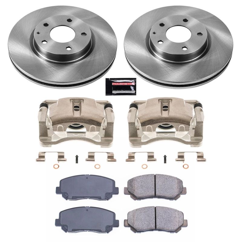 Power Stop Front Autospecialty Brake Kit w/ Calipers Mazda CX - 5 2013 - 2017 | KCOE6967 - JDMuscleBrake KitspsbKCOE6967