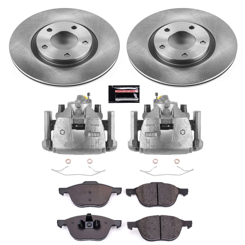 Power Stop Front Autospecialty Brake Kit w/ Calipers Mazda Mazdaspeed 3 2008 - 2013 / Mazdaspeed 5 2012 - 2015 | KCOE125C - JDMuscleBrake KitspsbKCOE125C