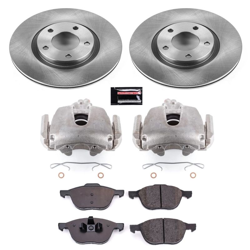 Power Stop Front Autospecialty Brake Kit w/ Calipers Mazda Mazdaspeed 3 2009 - 2010 / Mazdaspeed 5 2008 - 2010 | KCOE125A - JDMuscleBrake KitspsbKCOE125A