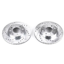 Power Stop Front Evolution Drilled & Slotted Rotors Pair Honda Civic 1988 - 1991 / CRX 1988 - 1991 | JBR304XPR - JDMuscleBrake RotorspsbJBR304XPR