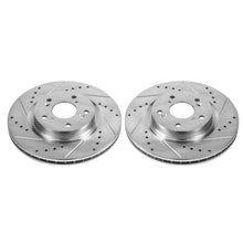 Power Stop Front Evolution Drilled & Slotted Rotors Pair Honda CR - V 2012 - 2016 | JBR1555XPR - JDMuscleBrake RotorspsbJBR1555XPR