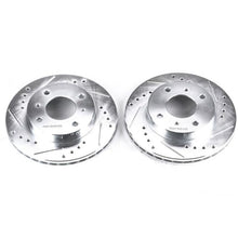 Power Stop Front Evolution Drilled & Slotted Rotors Pair Infiniti G20 1991 - 1996 / Nissan 240SX 1989 - 1998 / Sentra 2000 - 2006 | JBR503XPR - JDMuscleBrake RotorspsbJBR503XPR